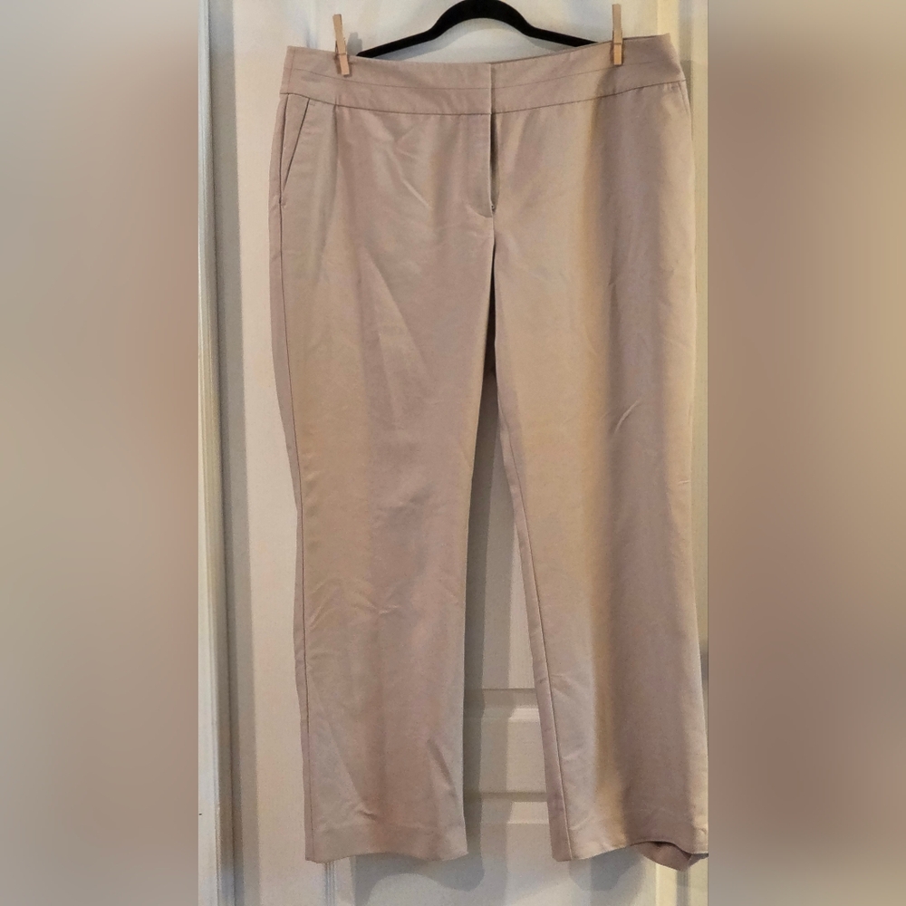 Ann Taylor Women's Cream Straight Leg Jeans